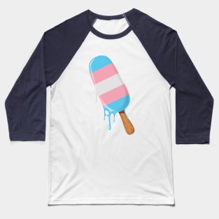 Transgender Pride Ice-Cream LGBT Trans Flag Trans Pride Baseball T-Shirt